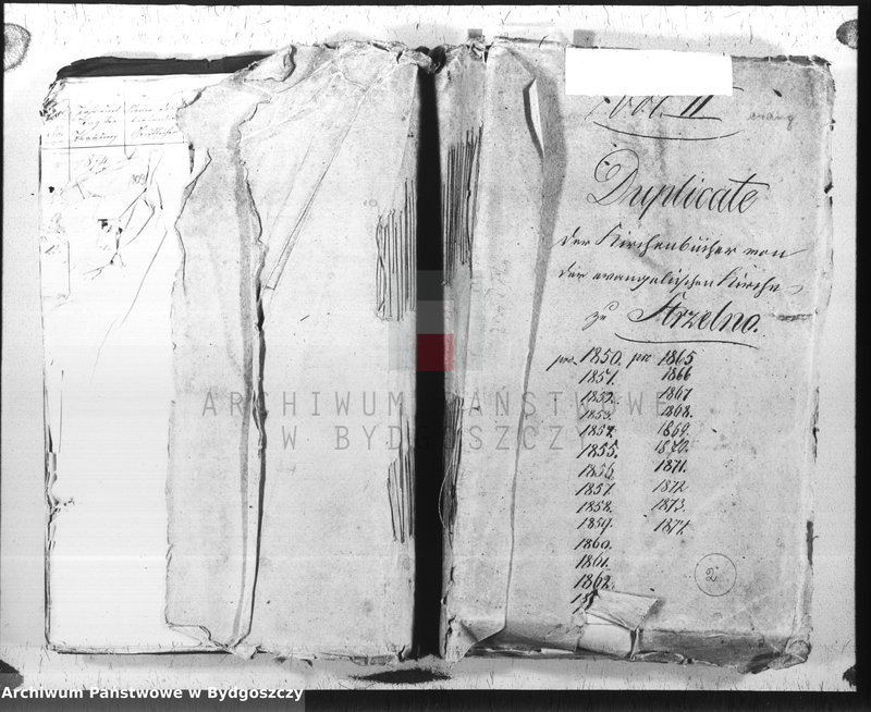 image.from.unit.number "Duplicate der Kirchenbücher von der evangelischen Kirche zu Strzelno"