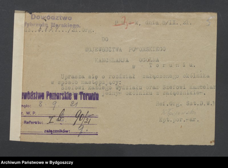 image.from.unit.number "Sprawy innych wydziałów, opracowane w Wydziale Prezydialnym. Tom II"