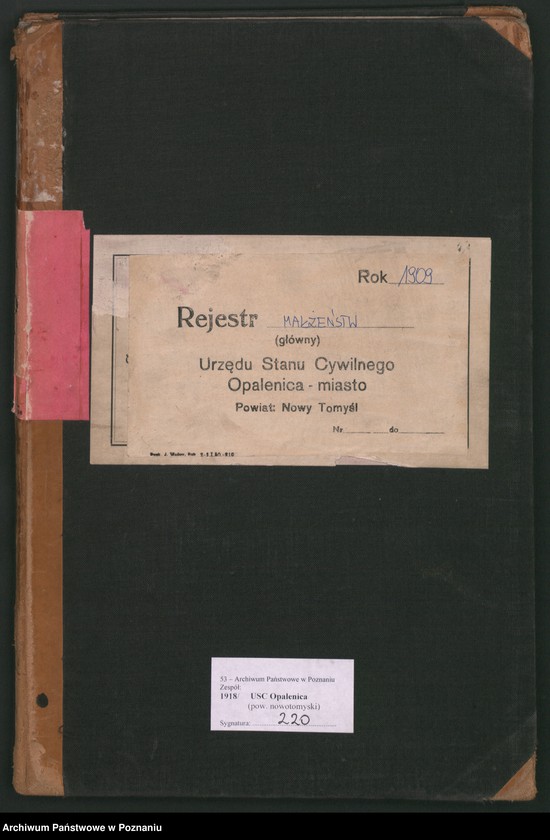 Obraz 2 z jednostki "Rejestr główny małżeństw"