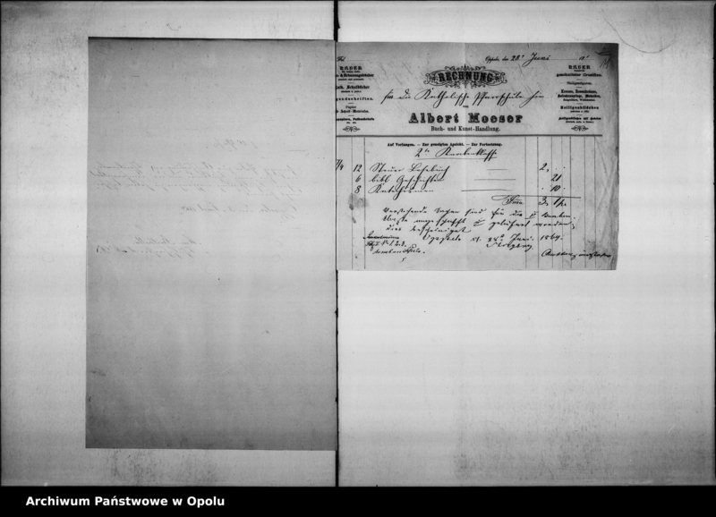 Obraz 13 z jednostki "Acta des Magistrats zu Oppeln betreffend die Revision und Dechargirung der Domherr Franz Paulschen Schulstiftungs-Rechnung pro 1869"