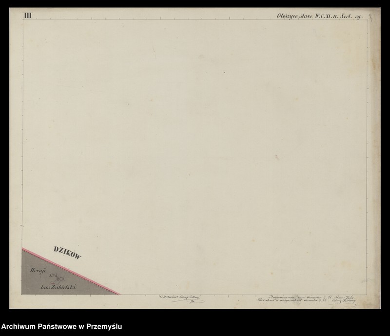 image.from.unit.number "Dorf Oleszyce Stare sammt Ortschaft Zabiala in Galizien Żółkiewer Kreis"