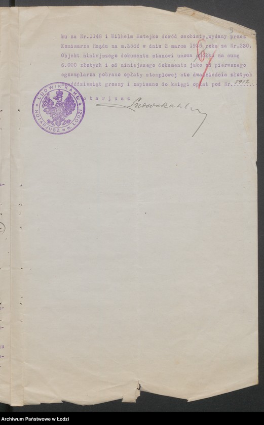 Obraz 11 z jednostki "Braeutigam i Matejko i S-ka- przedsiębiorstwo robót budowlanych"