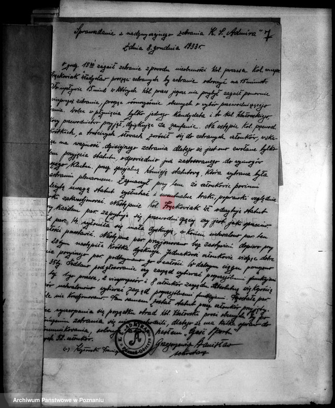 Obraz 11 z jednostki "/Klub Sportowy,,Admira" w Poznaniu/"