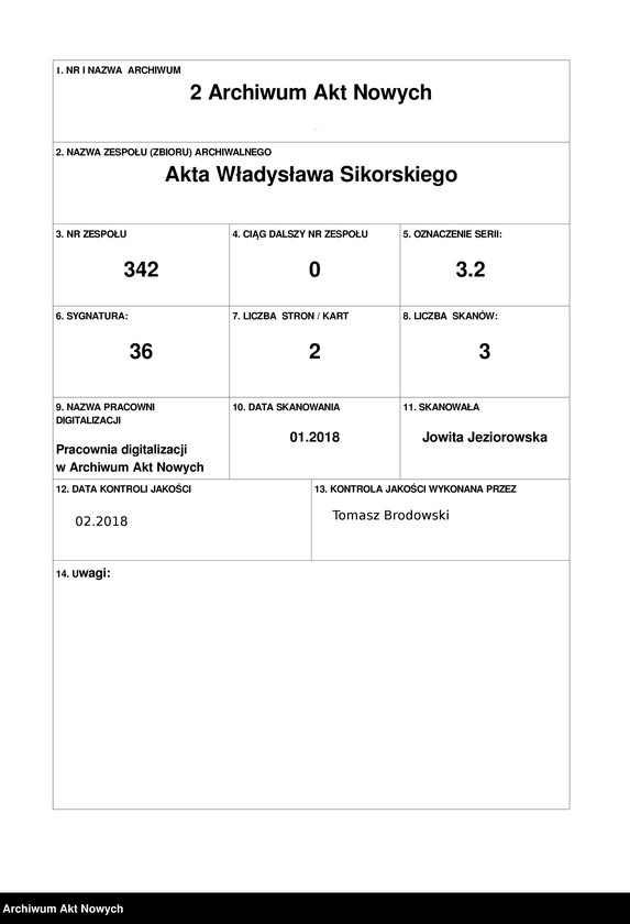 image.from.unit.number "Charles - Henry, działacz polityczny, publicysta. Życzenia. Pogłoski o mianowaniu Władysława Sikorskiego inspektorem generalnym armii."