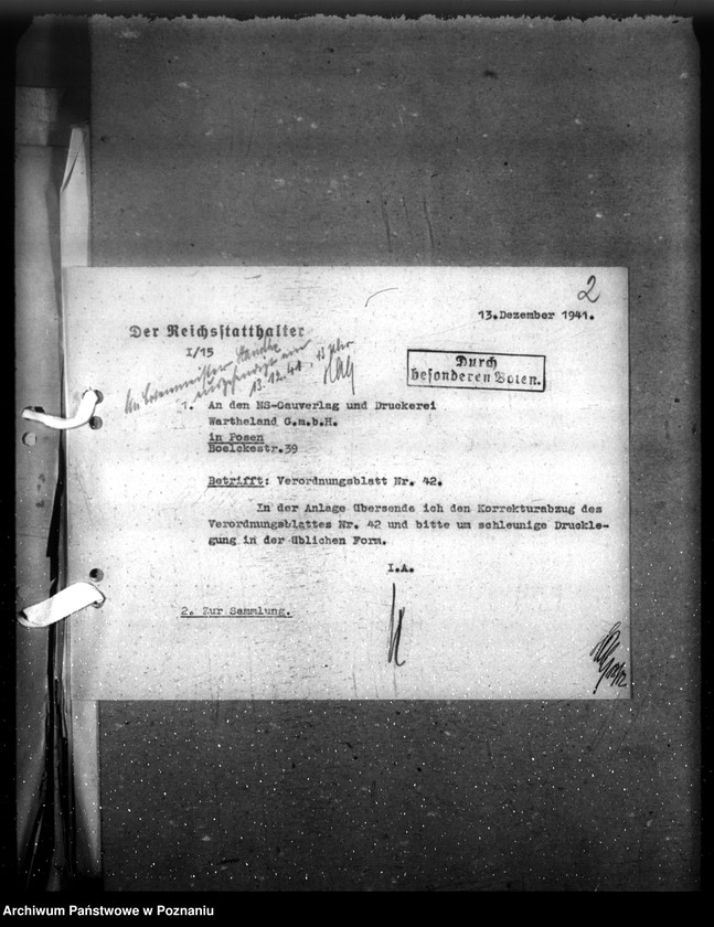 Obraz 6 z jednostki "Verordnungsblatt Nr. 42 i 43"