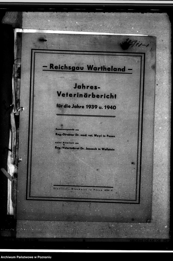 Obraz 5 z jednostki "Jahresveterinärberichte"