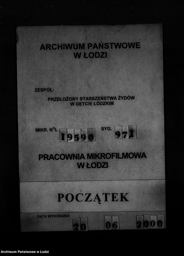 Obraz 1 z jednostki "[Protokoły stwierdzające na podstawie zeznań 2 świadków personalia i tożsamość osób ubiegających się o kartę tożsamości]"