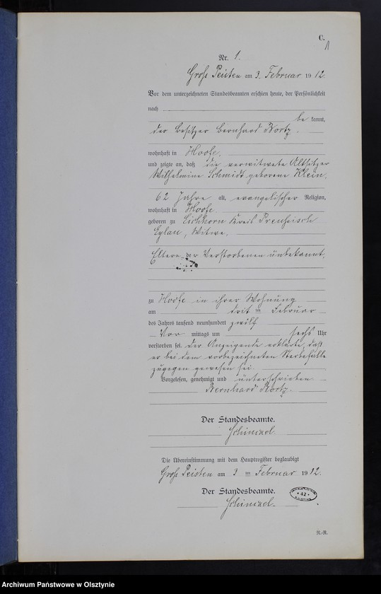 image.from.unit.number "Sterbe-Neben-Register Nr 1 - 14 [ Księga zgonów - wtóropis ]"