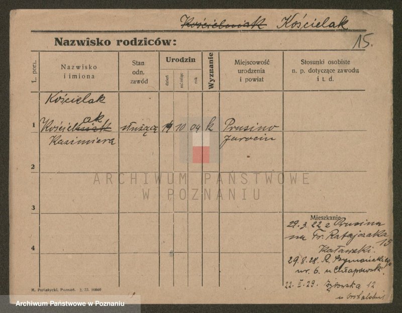 image.from.unit.number "Kościelak - Kosicki (żonaci, wdowy)"