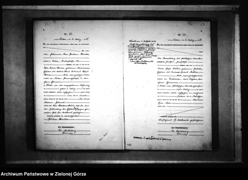 Obraz 16 z jednostki "[Księga akt urodzenia rok 1918]"