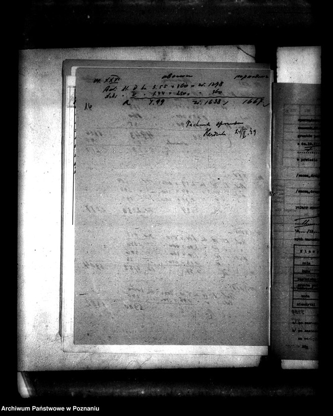 Obraz 20 z jednostki "Operat szacunkowy /parcelowanego majątku/ Charcice i Izdebno powiatu międzychodzkiego"