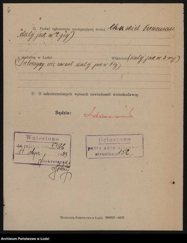 Obraz 8 z jednostki "Chaskiel Kracman- sprzedaż manufaktury"