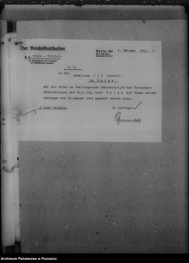 Obraz 10 z jednostki "Trennungsentschädigung alphabetisch"