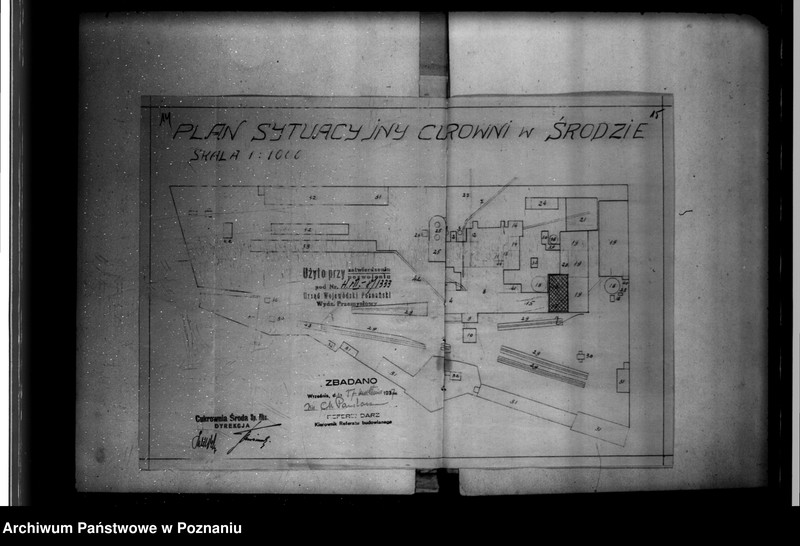 Obraz 19 z jednostki "Zatwierdzenie zakładu przemysłowego /przebudowy budynku góry cukrowej/ Cukrowni w Środzie Spółka Akcyjna"