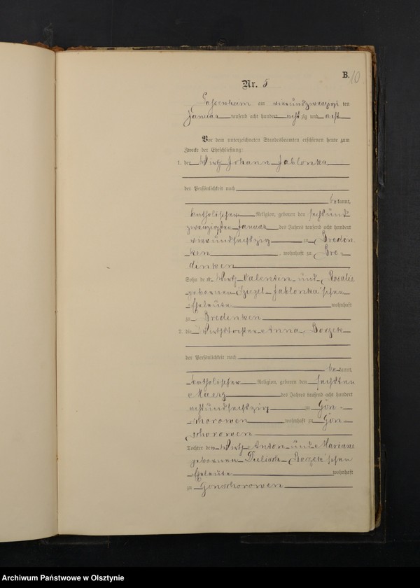 image.from.unit.number "Heiraths-Haupt-Register Nr 1 - 29"