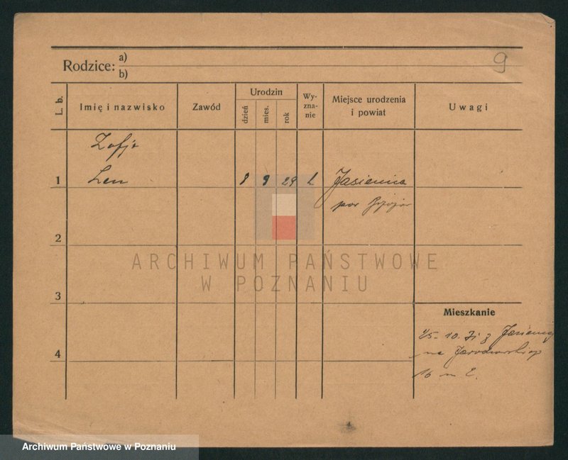 Obraz 9 z jednostki "Len - Lenżyk (Lę..)"