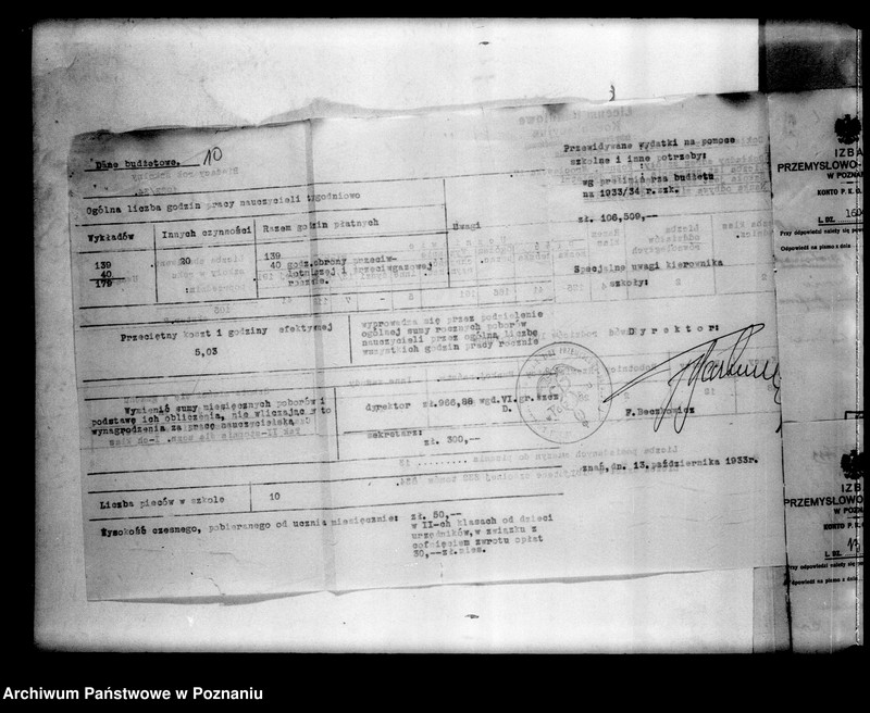 Obraz 13 z jednostki "Liceum Handlowe Koedukacyjne Izby Przemysłowo-Handlowej - Poznań"