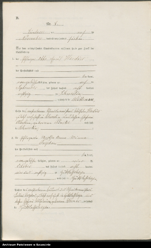 Obraz 16 z jednostki "Heiratsregister"