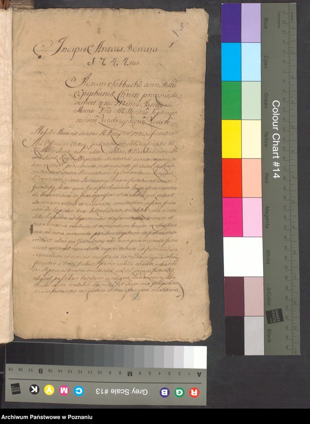 Obraz 4 z jednostki "Prothocollum officii consularis civitatis Posnaniae."