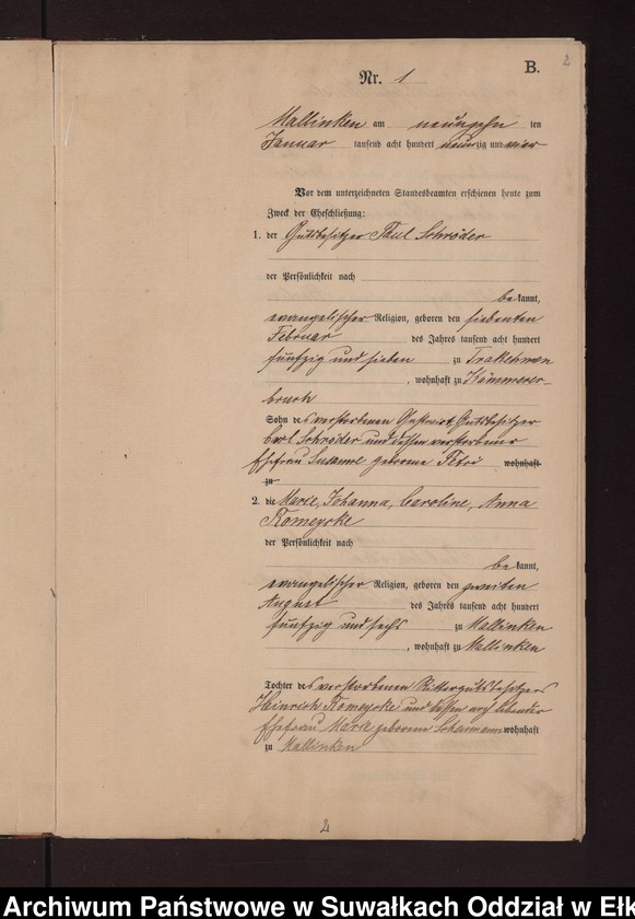 image.from.unit.number "Heiraths-Neben-Register des Preussischen Standes-Amtes Neuhoff Kreis Loetzen"