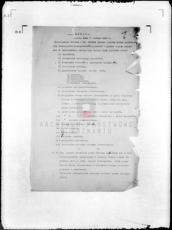 Obraz 8 z jednostki "/Towarzystwo Przemysłowców w Kępnie/"