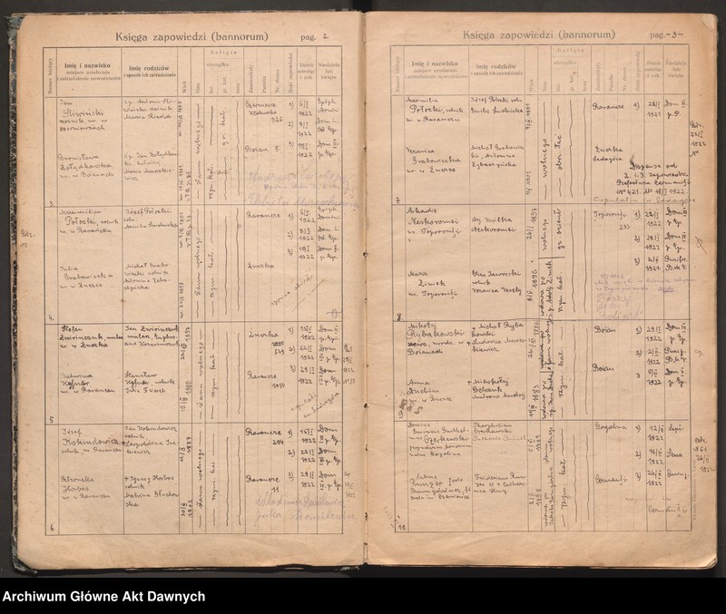 image.from.unit "Parafia: Bojan. Dekanat: Czerniowce. Liber bannorum. [Księga zapowiedzi dla całej parafii]."