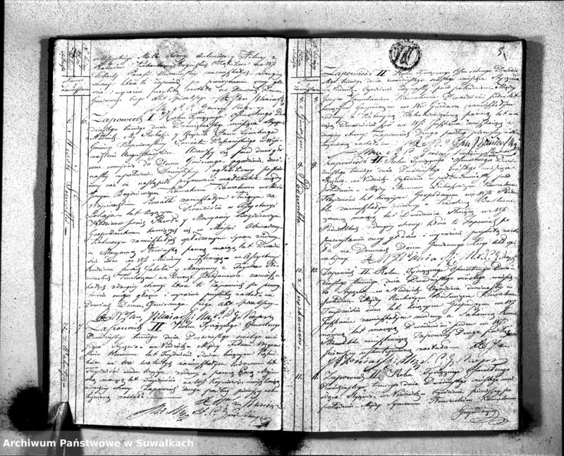 image.from.unit.number "Akta Zaślubionych Stanu Cywilnego Gminy Kopciowskiey na Rok 1823"