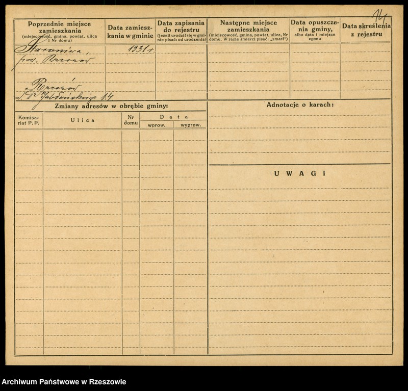 image.from.unit.number "Kartoteki kontroli ruchu ludności Litera: F"