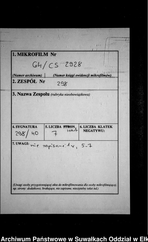 image.from.unit.number "Heiraths-Neben-Register des Preussischen Standes-Amtes Kehlen Kreis Angerburg"