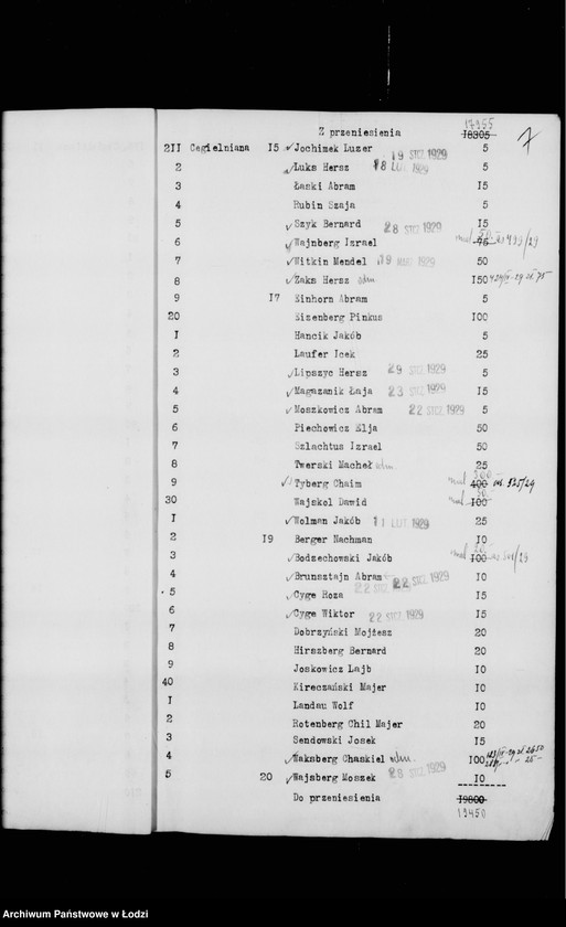 Obraz 10 z jednostki "Rejestr poborczy"