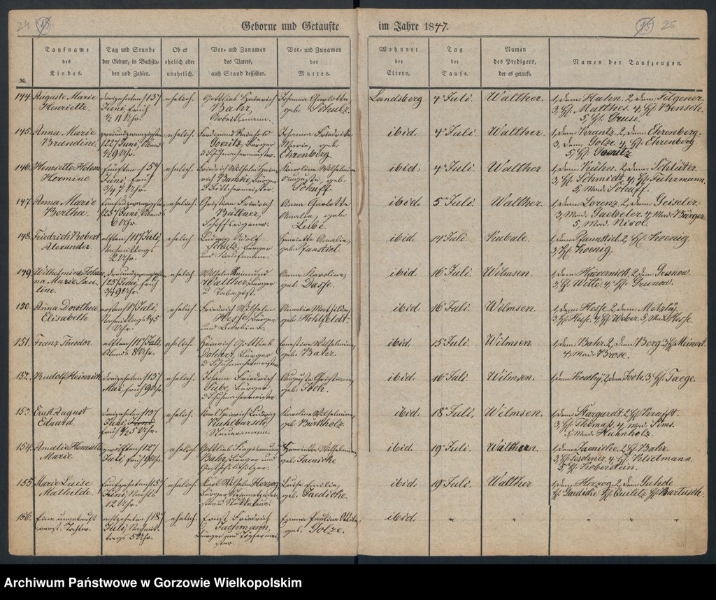 image.from.unit.number "Duplikate der Hauptkirche zu Landsberg an der Warthe (Zawiera księgę chrztów Kościoła Mariackiego (Hauptkirche) z 1848 r. i księgę zgonów Konkordienkirche z 1847 r.)"