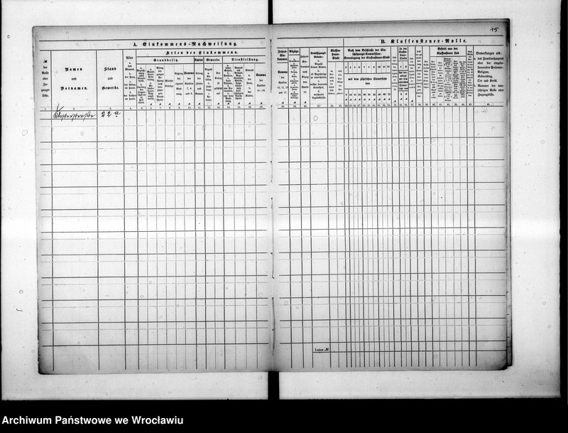 image.from.unit.number "Klassensteuerrolle nebst Eikommens - Nachweisung"