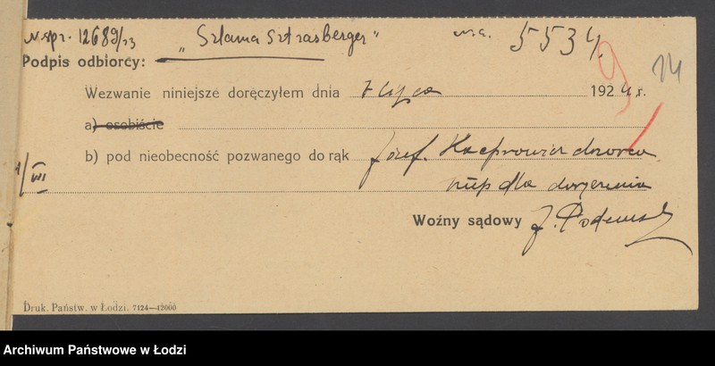 Obraz 16 z jednostki "Hern Wieluński i Szlama Sztrasburg- sprzedaż garderoby"