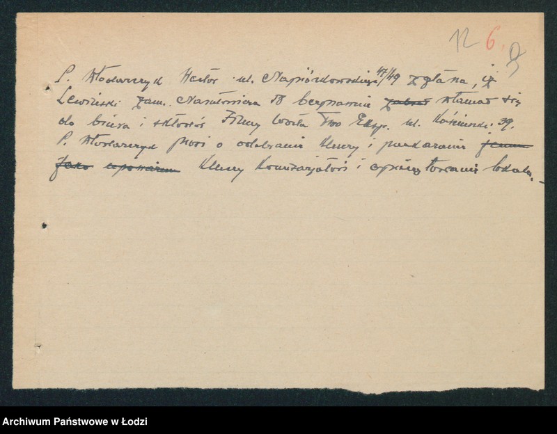 Obraz 14 z jednostki "[Akta VII Komisariatu Milicji Obywatelskiej -protokoły zajść, aresztowań i kradzieży]"