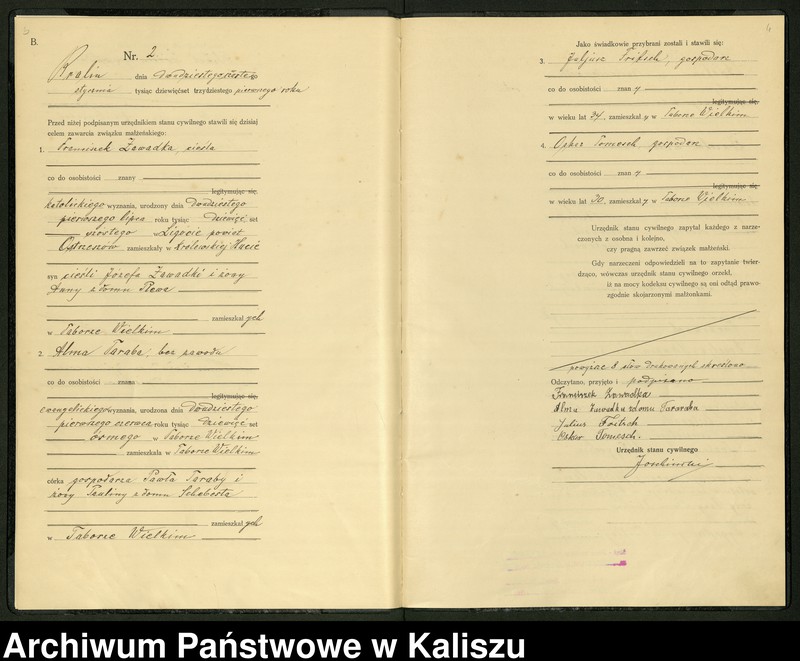 Obraz 5 z jednostki "[Księga małżeństw]"