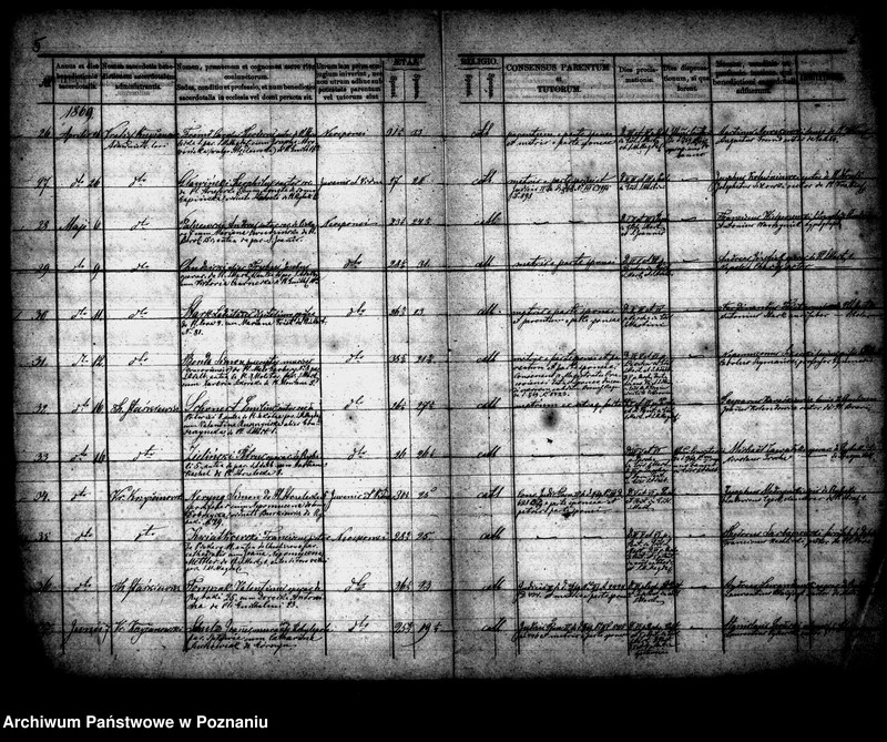 Obraz 5 z jednostki "Księga małżeństw"