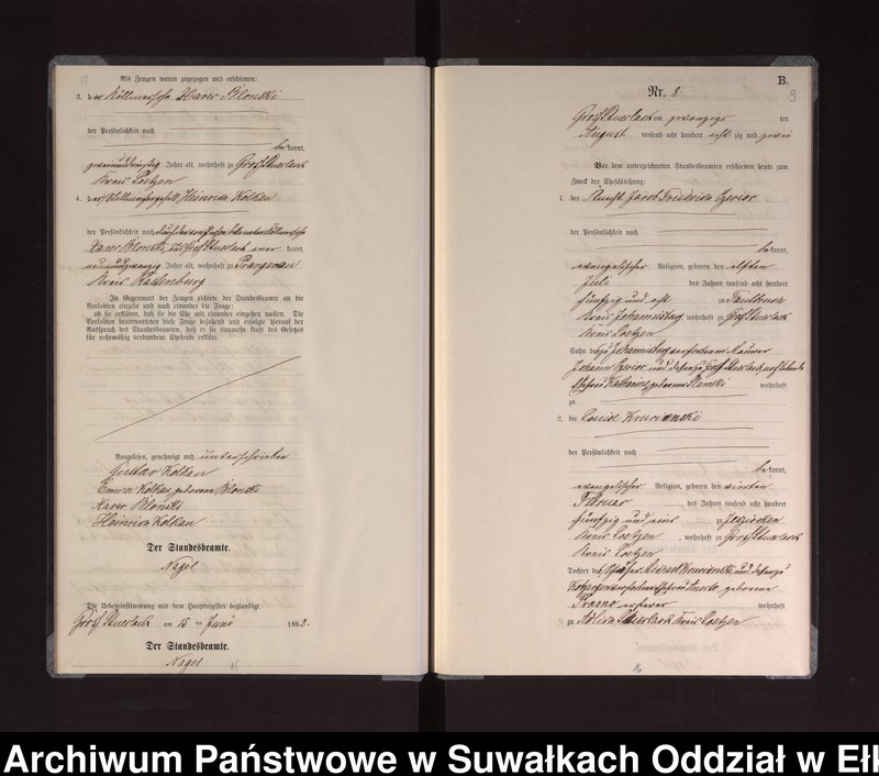 image.from.unit.number "Heiraths-Neben-Register des Preussischen Standes-Amtes Gross Stüerlack Kreis Loetzen"