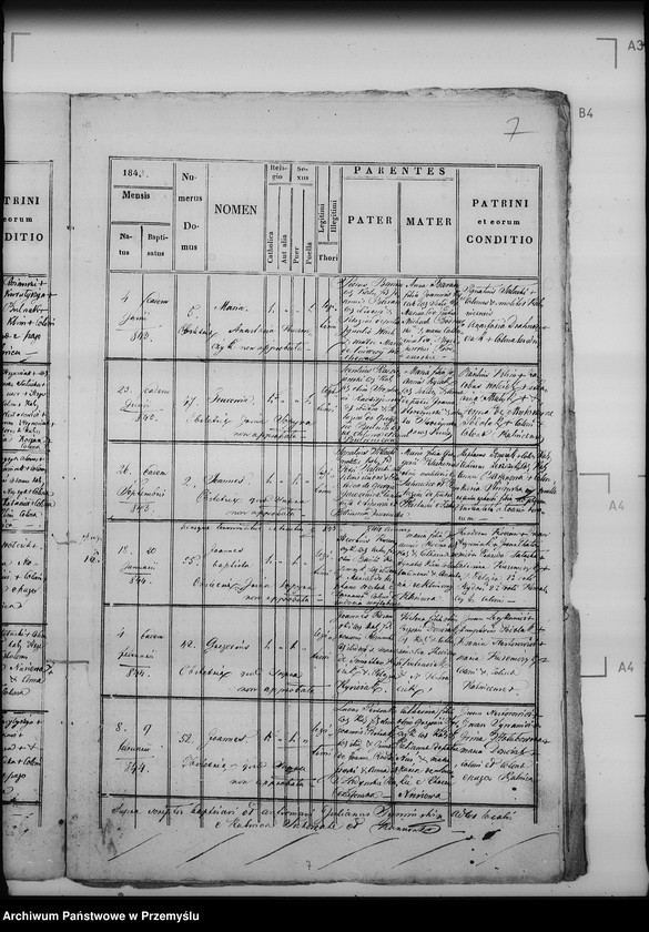 image.from.unit.number "[Kopie ksiąg metrykalnych parafii Kalnica z filiami Kamionki, Sukowate (dekanat Baligród)]"