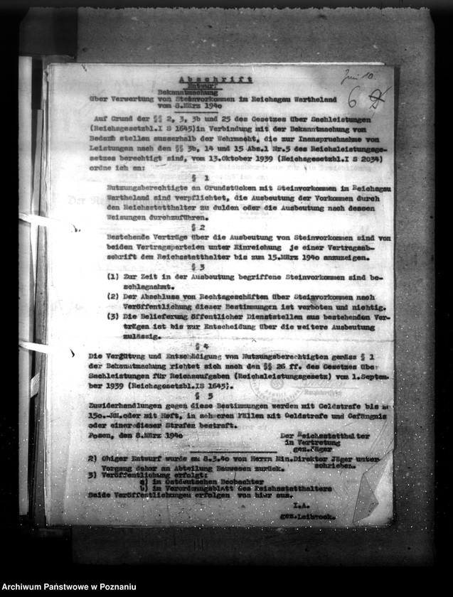 Obraz 10 z jednostki "Verordnungsblatt Nr. 29"