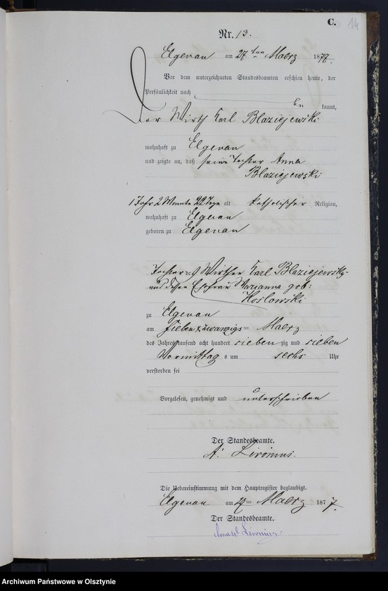 image.from.unit.number "Sterbe-Neben-Register Nr 1 - 76"