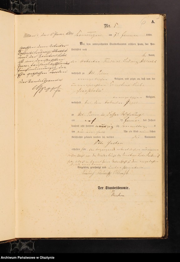 image.from.unit.number "Geburts-Haupt-Register Nr 1 - 181"