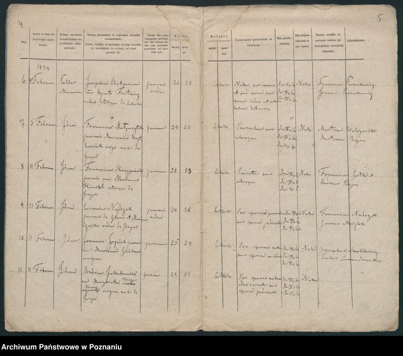 Obraz 5 z jednostki "Księga małżeństw"