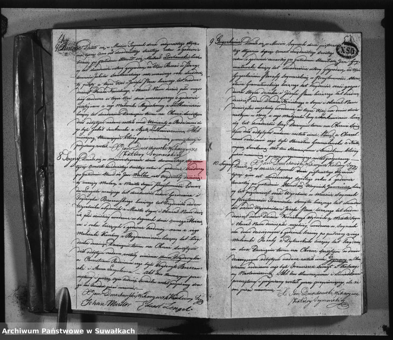 image.from.unit.number "Akta urodzonych, umarłych i zaślubionych parafij seyneńskiey w roku 1826."