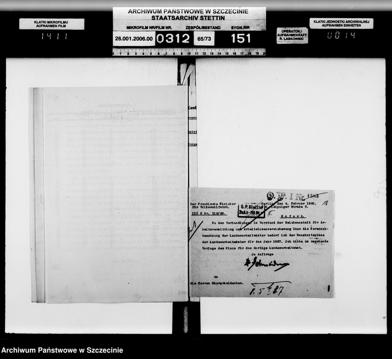 image.from.unit.number "Das Landesarbeitsamt Pommern (Gesetz über Arbeitsvermittlung und Arbeitslosen-Versicherung vom 16 Juli 1927)"