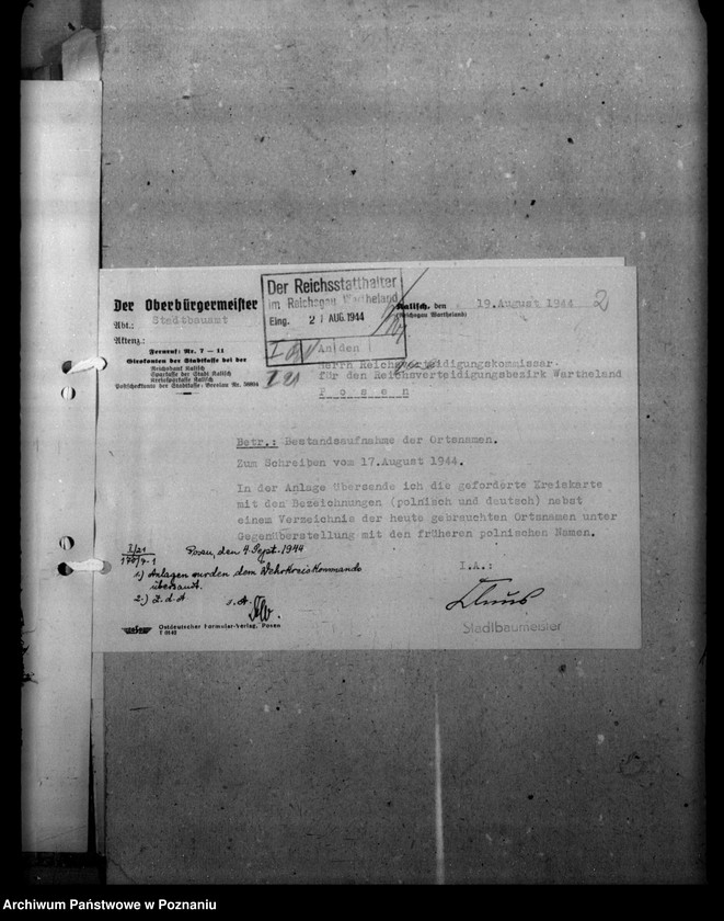 Obraz 6 z jednostki "Kalisch - Stadt, miasto Kalisz (Zmiany nazw miejscowości)"