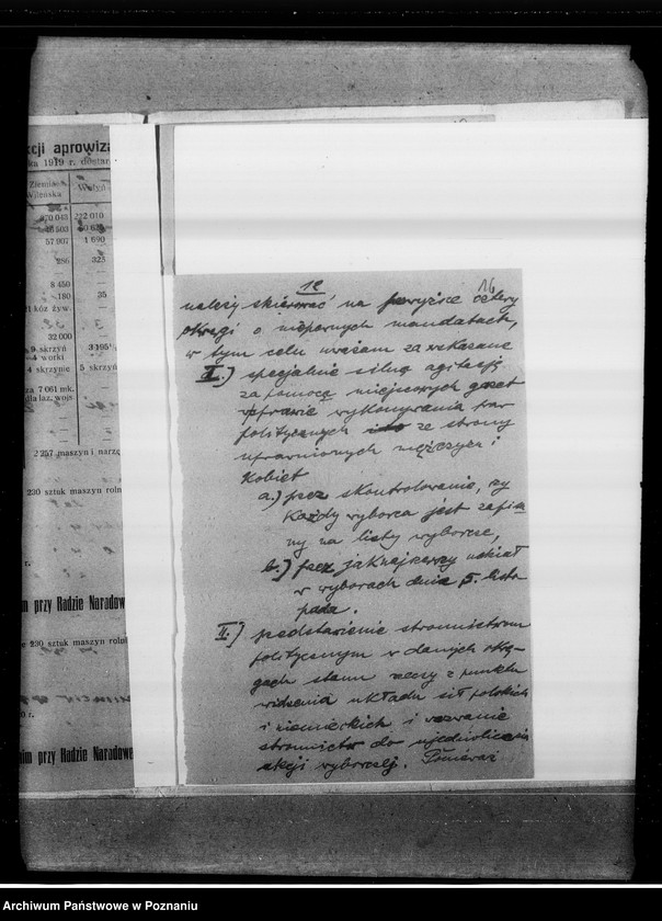 Obraz 20 z jednostki "Akcja wyborcza na terenie województw:- pomorskiego i poznańskiego"