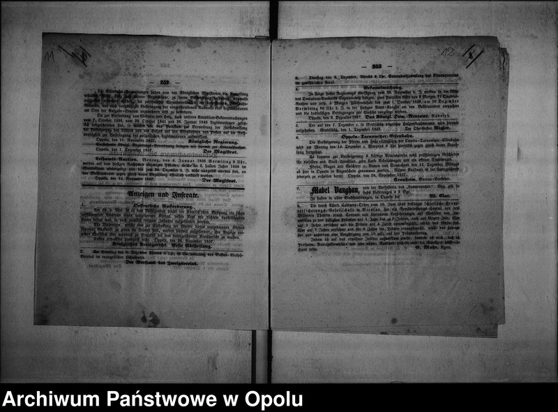 Obraz 13 z jednostki "Acta der Polizei - Verwaltung zu Oppeln betreffend gewerbl[iche] Anlage die Gasanstalt Vol. I"