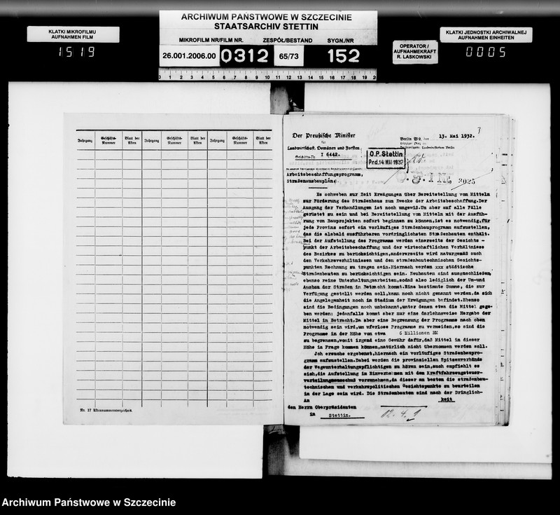 Obraz 5 z jednostki "Arbeitsbeschaffungsprogramm - Strassenausbau, vol. I gen."