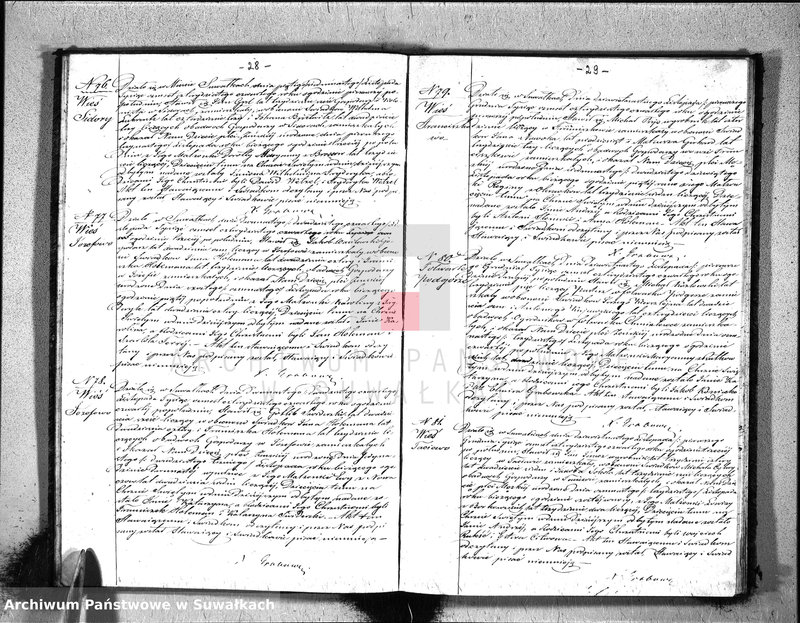 image.from.unit.number "Duplikat Akt Cywilnych Urodzeń, Zaślubień i Zeyść Parafij Ewangelickiey Suwałki pro 1844"
