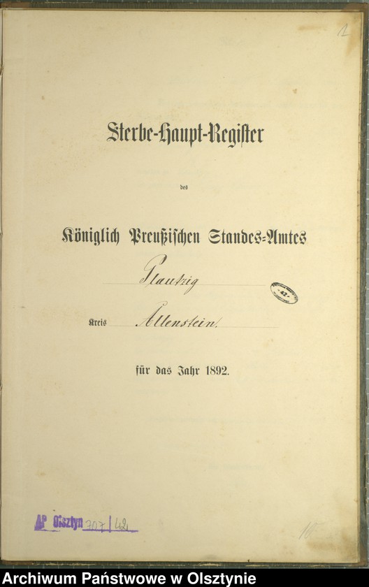 image.from.unit.number "Sterbe-Haupt-Register Nr 1 - 30"
